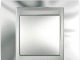 Unica Top: рамка - хром глянцевый (металл), цвет клавиши - алюминий (пластик)